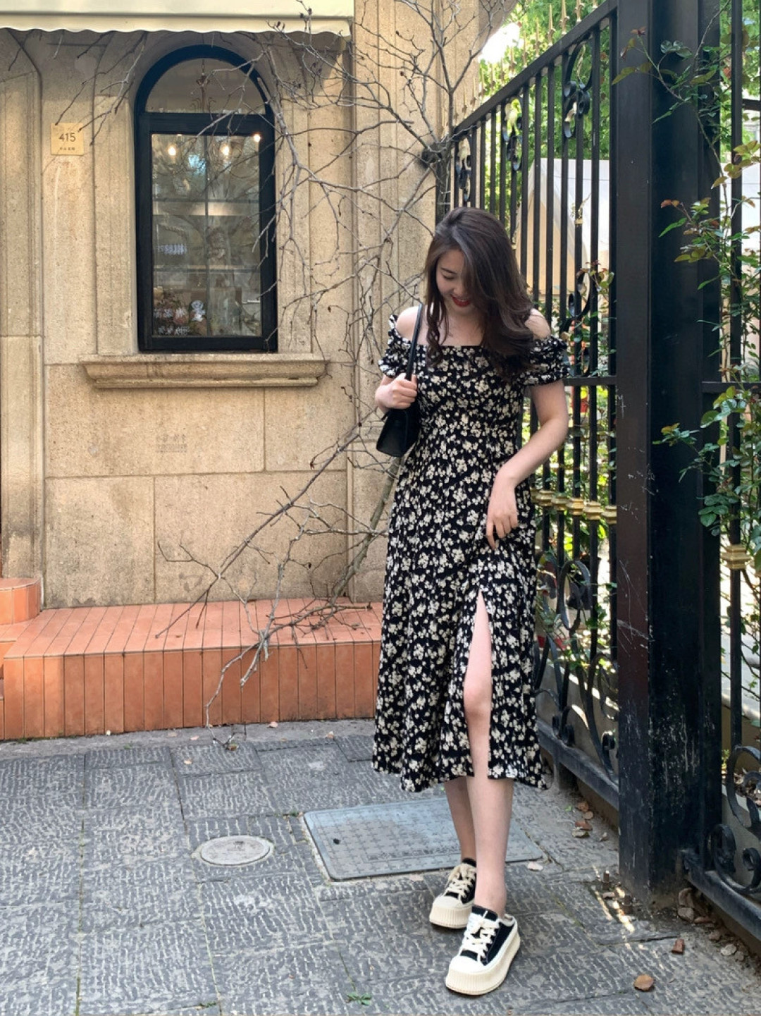 2025 Floral Dress Fashion Week Show Customized Fashion Tailored clothing womens Fashion Paris.M339