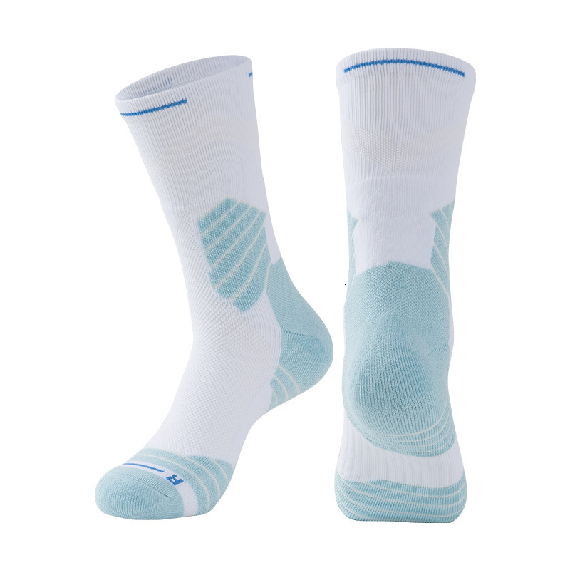 Bullfighting Basketball 2.0 Thickened Towel Bottom Men's High Top Running Practical Professional Long Mid Barrel Elite Sports Socks