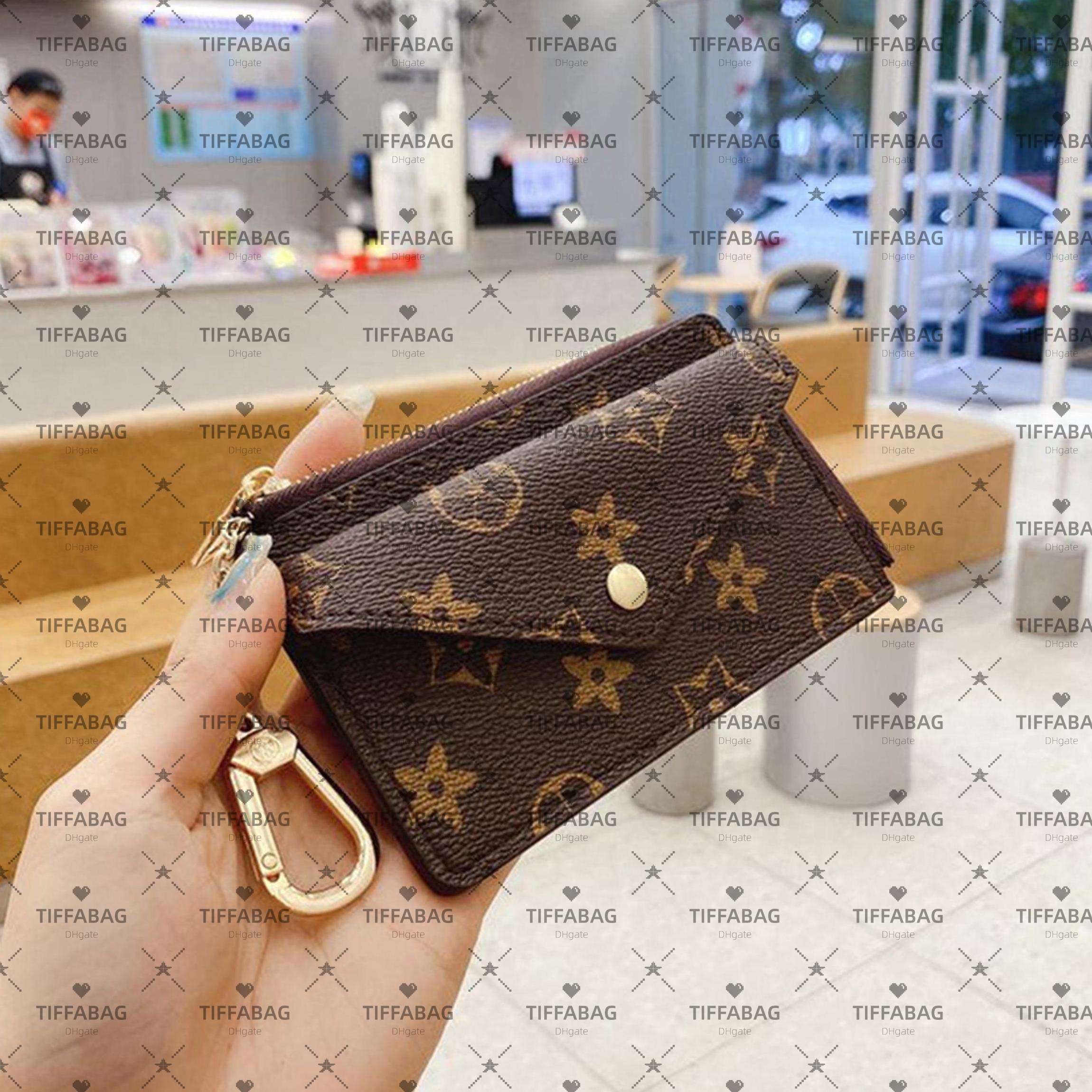 Luxury Designer Men Universal Car Key Bags Case Unisex Male Genuine Leather Key's Holder Women Zipper Smart Keychain Cases Cars Keys Pouch Bag Wallet Purse With Box