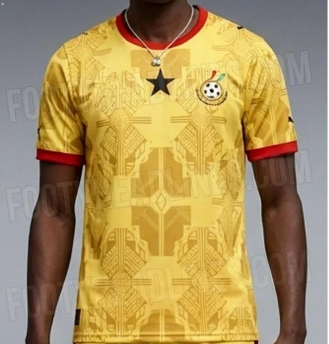 2026 world cup Ghana Men Kids Kit Soccer Jerseys National Team SIMPSON J.AYEW ABDUL-SAMED 26 27 Home White Away Yellow Football Shirts Short Sleeve Child Suit
