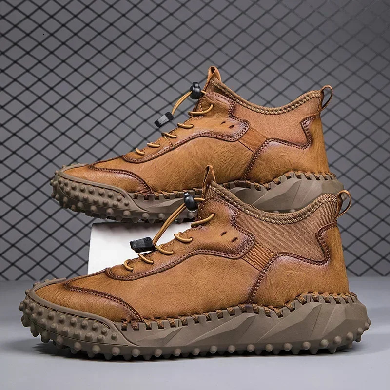 Mens Leather Casual… - image