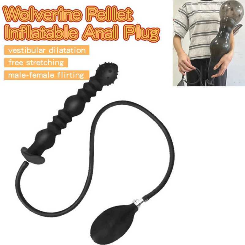 Anal Plug Inflatable Anal Dilator Gode 18 MasturbatorsFor Men Sex Tooys For Man Butt Plug For Woman Prostate Massager Dildo DBULKWHOLESALE_Z4YE