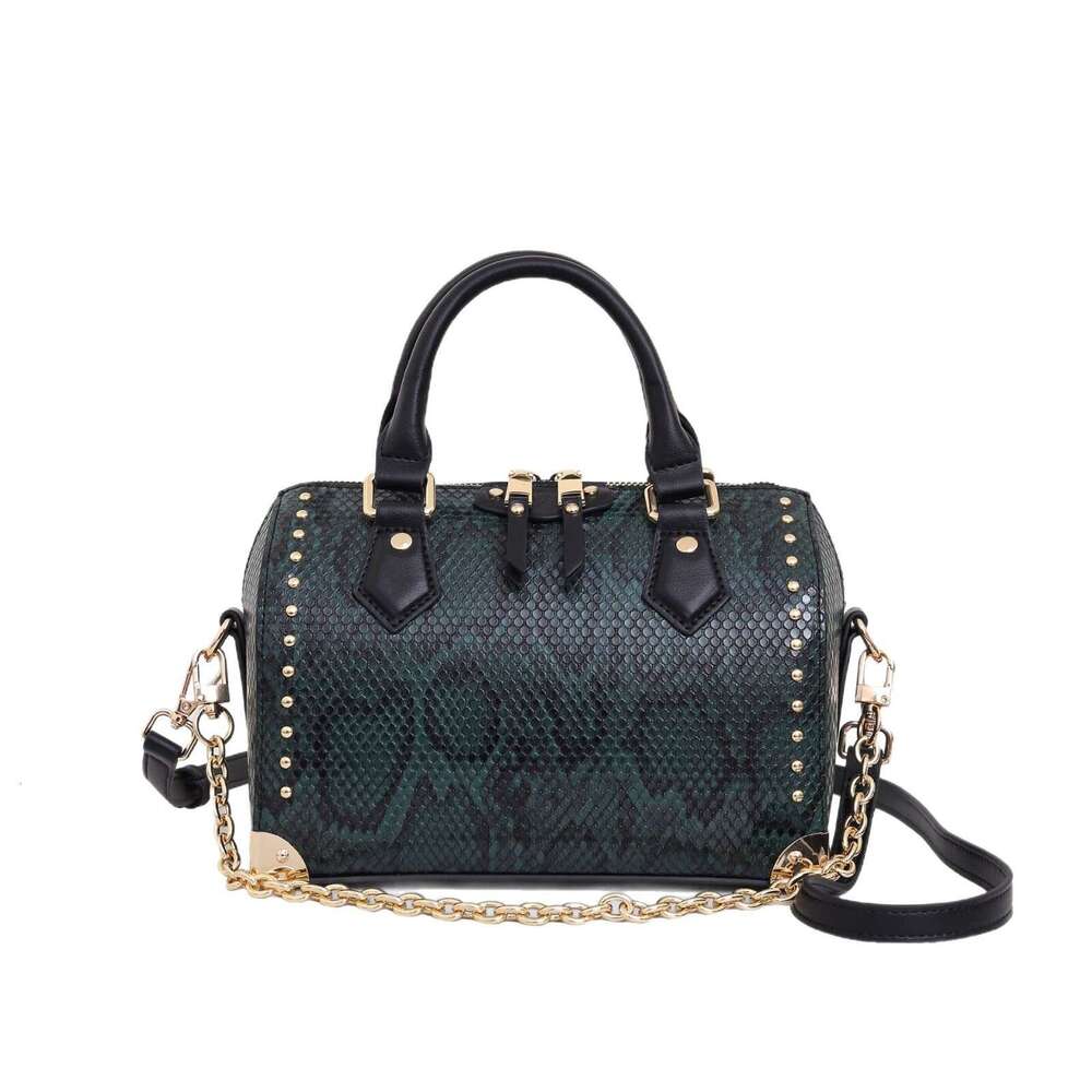 Advanced texture snake patterned pillow for women 2025 new spring and summer handbag, single shoulder crossbody small bag