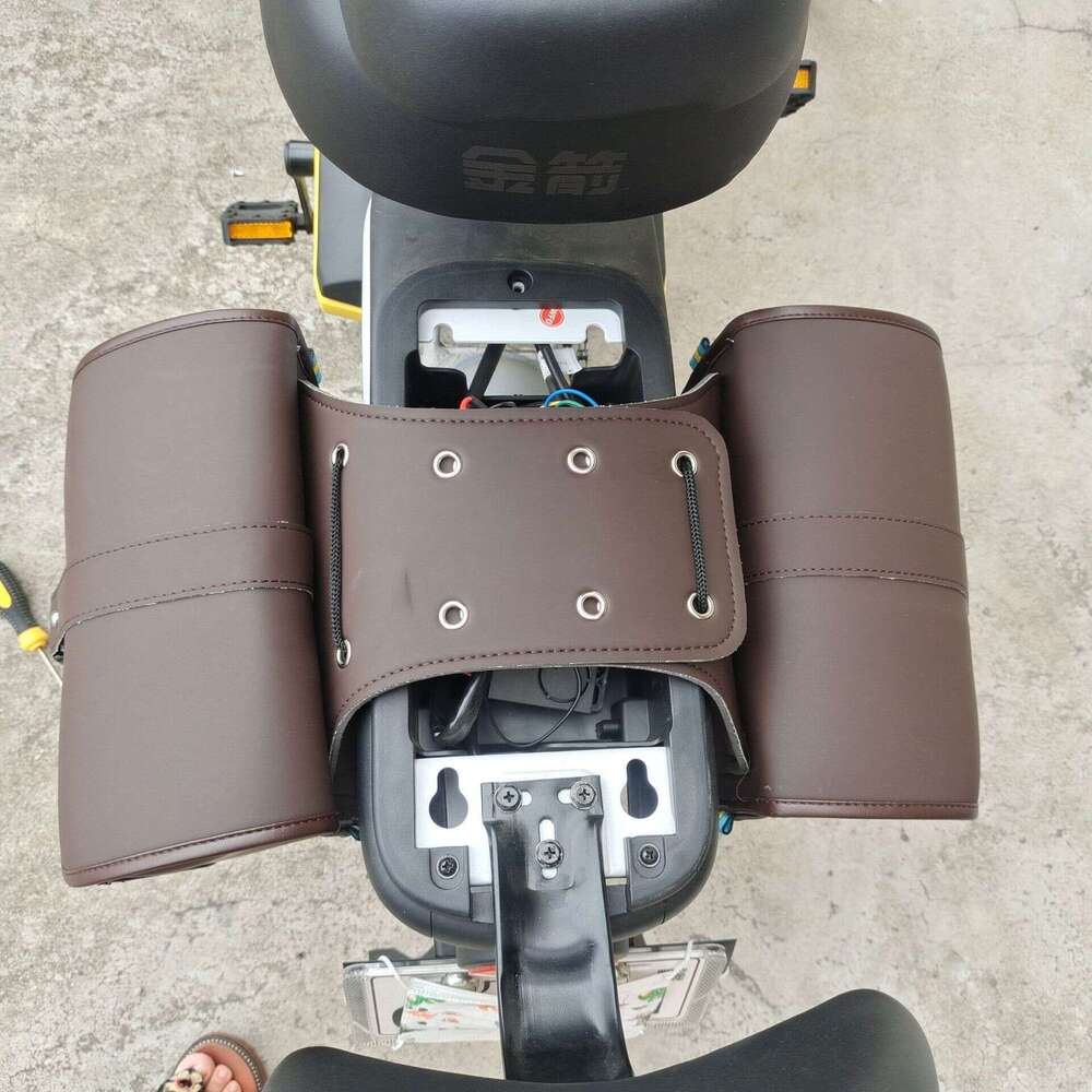Motorcycle edge Harley electric car, Prince car modification, box, side bag, rear seat with saddle bag hanging on both sides, waterproof