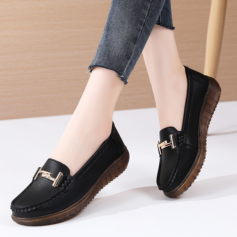 New Spring Single Stylish And Versatile Mom For Women Non Slip One Foot Casual Women S Shoes Ddmysaturn