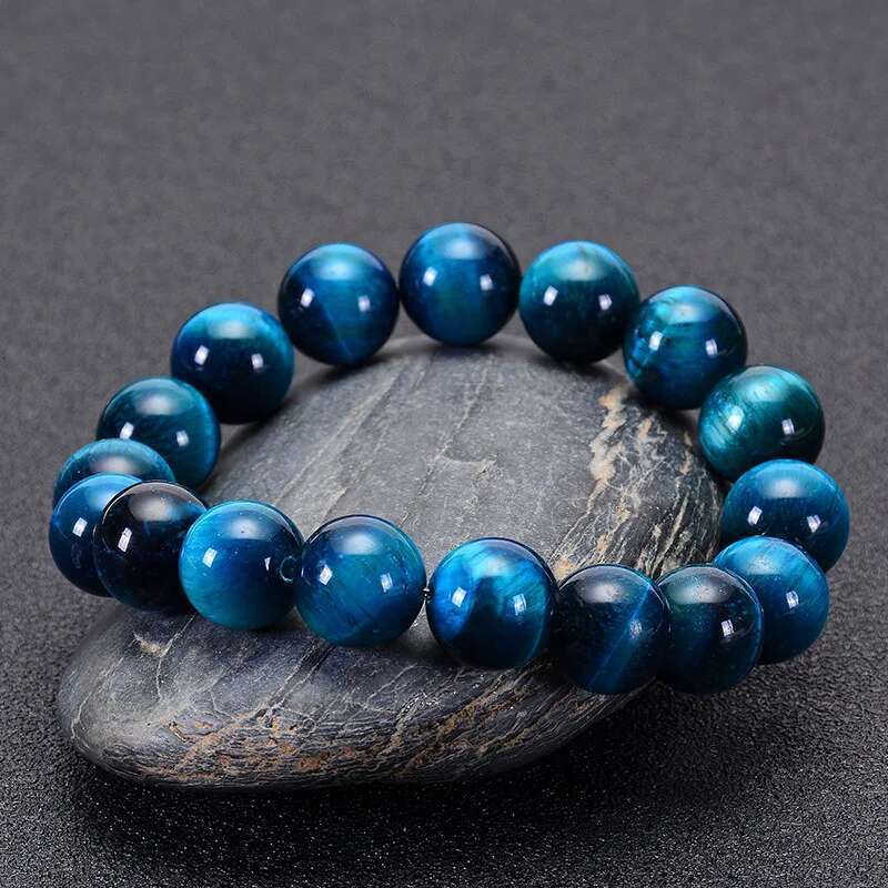 New Hot Selling Special Natural Sky Blue Tiger Eye Stone Bracelet For Men And Women Manufacturers Direct Wholesale
