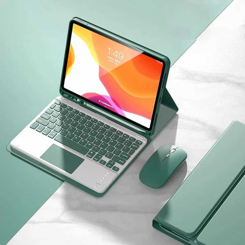 Free Mouse Touchpad Keyboard for iPad 10 2022 Pro 11 Air 6 Air 5 4 Case Air 3 2 Pro 10.5 10.2 8th 9 Gen Magnetic Keyboard Case O250430