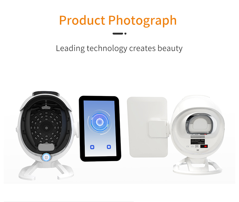 Hot sales Wood Lamp Skin Analyzer Machine Facial Diagnostic Instrument Facial Moisture Test Facial Analysis 3d Skin Analysis Machine