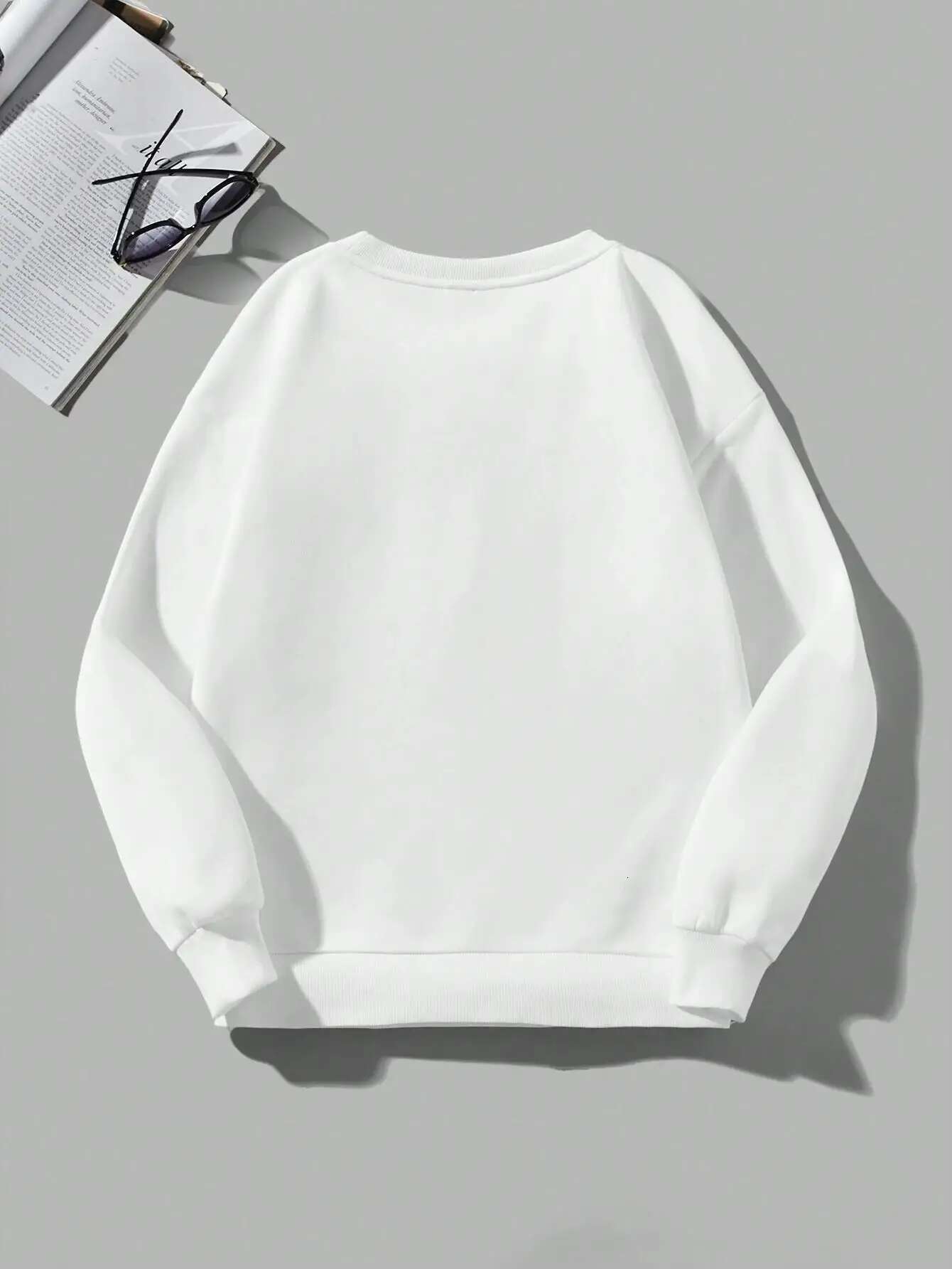 Spring Casual Women Sweatshirts Simple Spider Prints Hoodies Comfortable Fleece Soft Pullover Crewneck Loose Female Tops Clothes fashion clothing wome