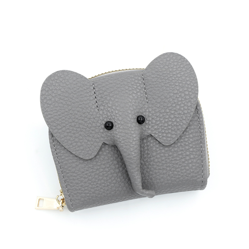 Designer Wallet New Fashion Cute Simple Exquisite Multi Position ID Elephant Style Organ Card Bag Mini Wallet Luxury Wallet Key Pouch