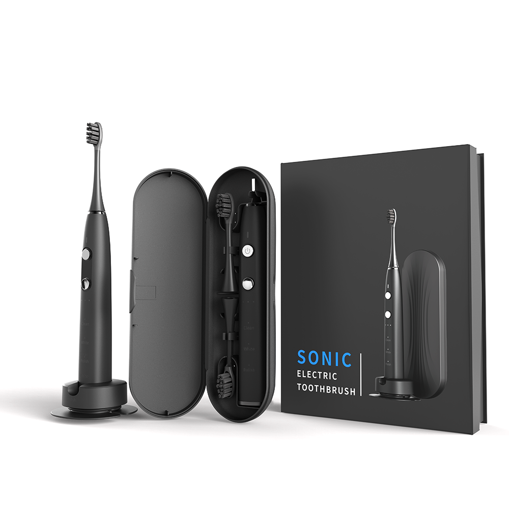 Factory Rechargeable 3 Modes Travel Household Soft Electric Sonic Toothbrush