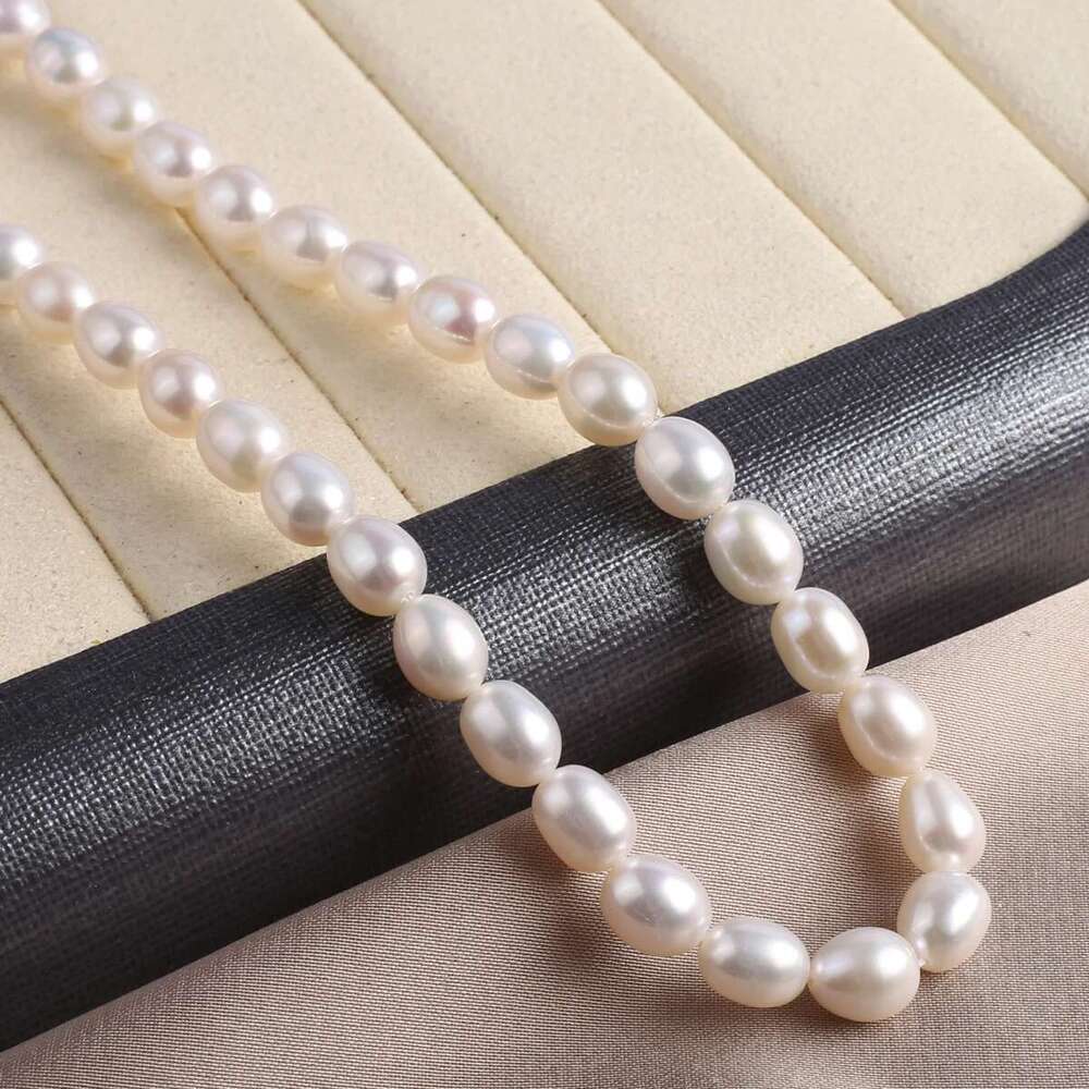 AAAA 6-7Mm 100% High Quality Natural Freshwater Pearls Rice Spacer Beads For Jewelry Making DIY Necklace Bracelet Accessories