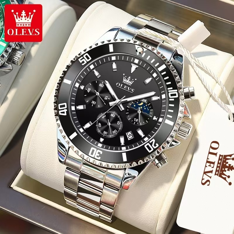 Luxury Fashionable Male Watches: Durable Quartz Movement & Seawater Proof Features