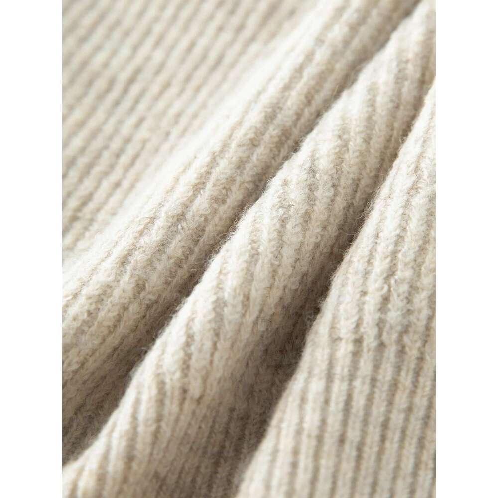 FSLE 5.5% Wool Knitting Chic For Women Autumn Winter 2024 New Design Cardigan Long Skirt Two Pieces Set 24Fs14145+24Fs14146