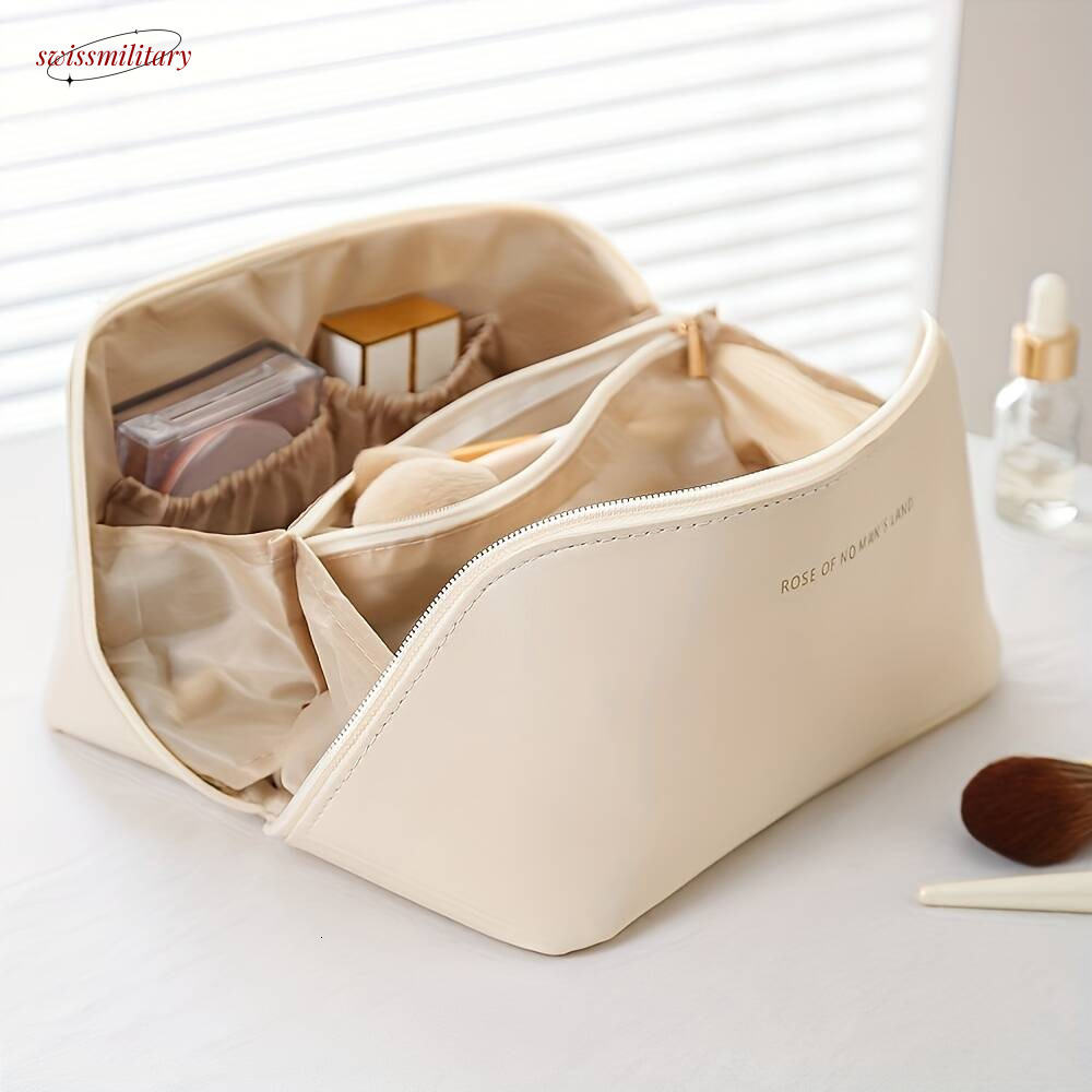 Makeup Organizer Female Toiletry Kit Bag Make Up Case Storage Pouch Luxury Lady Box, Cosmetic Bag, Organizer Bag For Travel Zip swissmilitary