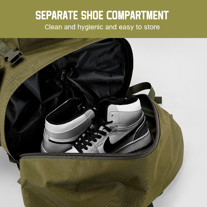 internal frame hiking backpack 100l backpacking backpack with rain cover waterproof camping rucksack for men and women 9111