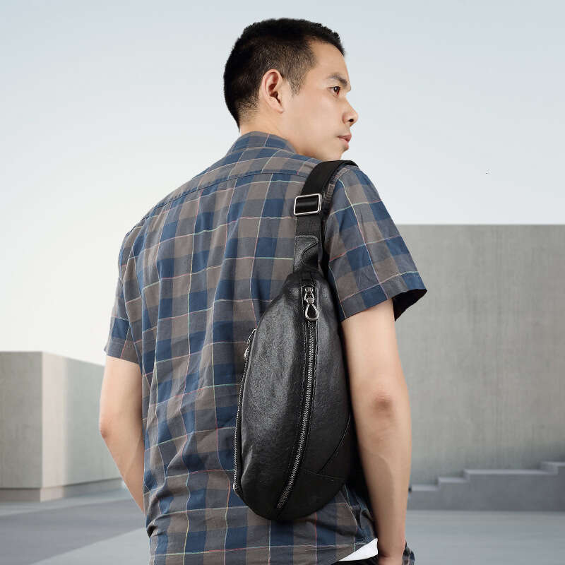 Luxury Bags Designer Niche Hobo New Upright Leather Bust Casual Sport Cross Body Retro Top Cowhide Shoulder Bags Men's Bag