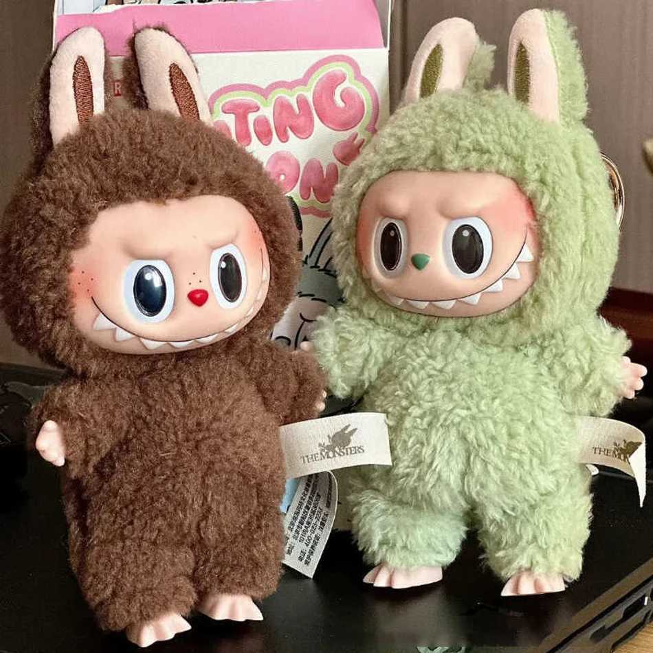 Labub The Monsters Vinyl Base Doll Heart Shaped Mobile Macaron Doll Blind Box Blind Bag Picture Guessing Bag China High QualityT250507