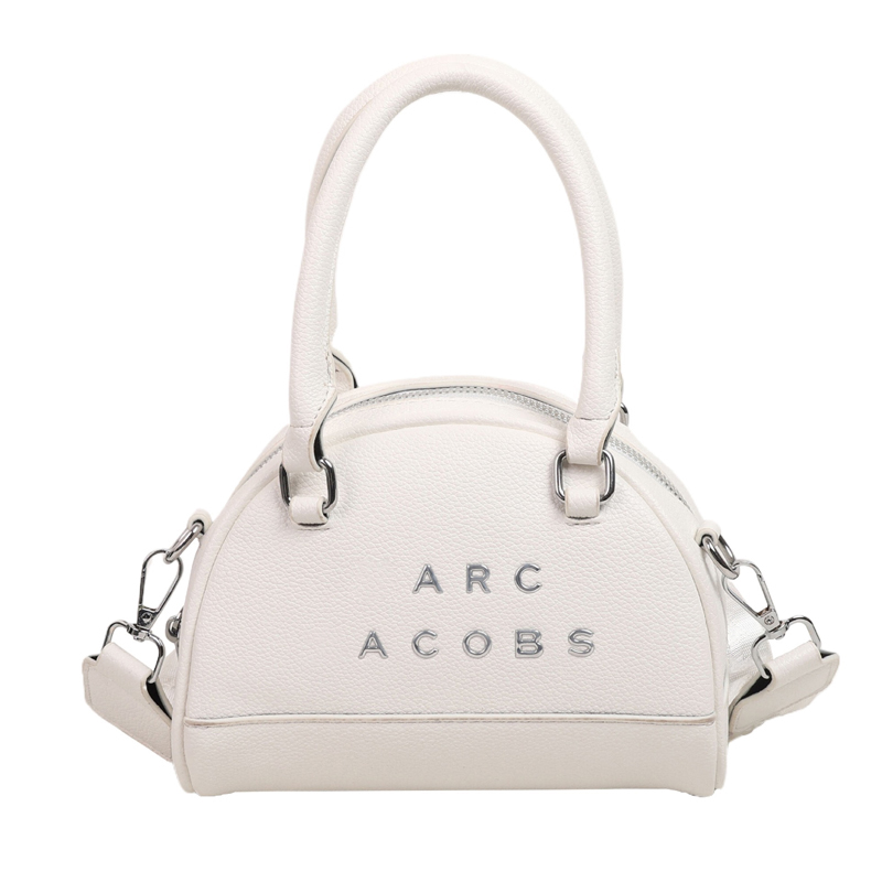 Handbag female 2025 new Hundreds of fashion bowling sweet cute crossbody bag shell bag.