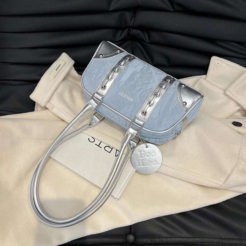 Premium Leather Commuter Crossbody Bag - Minimalist Vintage Design With Parisian Letter Style