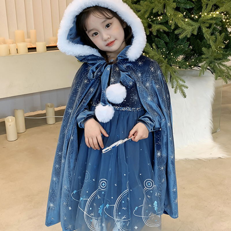 DISNEY kids designer clothes Frozen baby clothes Princess Elsa Spring and Autumn style dress for children outfit for one-year-old baby girl