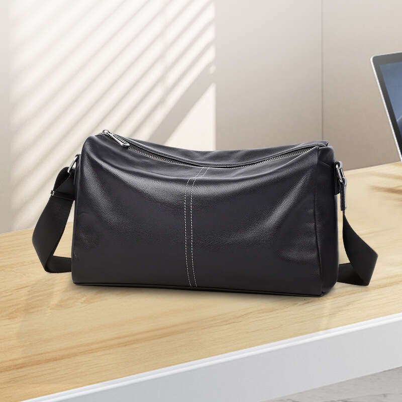 Luxury Bag Designer New Genuine Leather Large Capacity Casual Top Layer Cowhide Crossbody Fashion Simple Men S Shoulder Bag