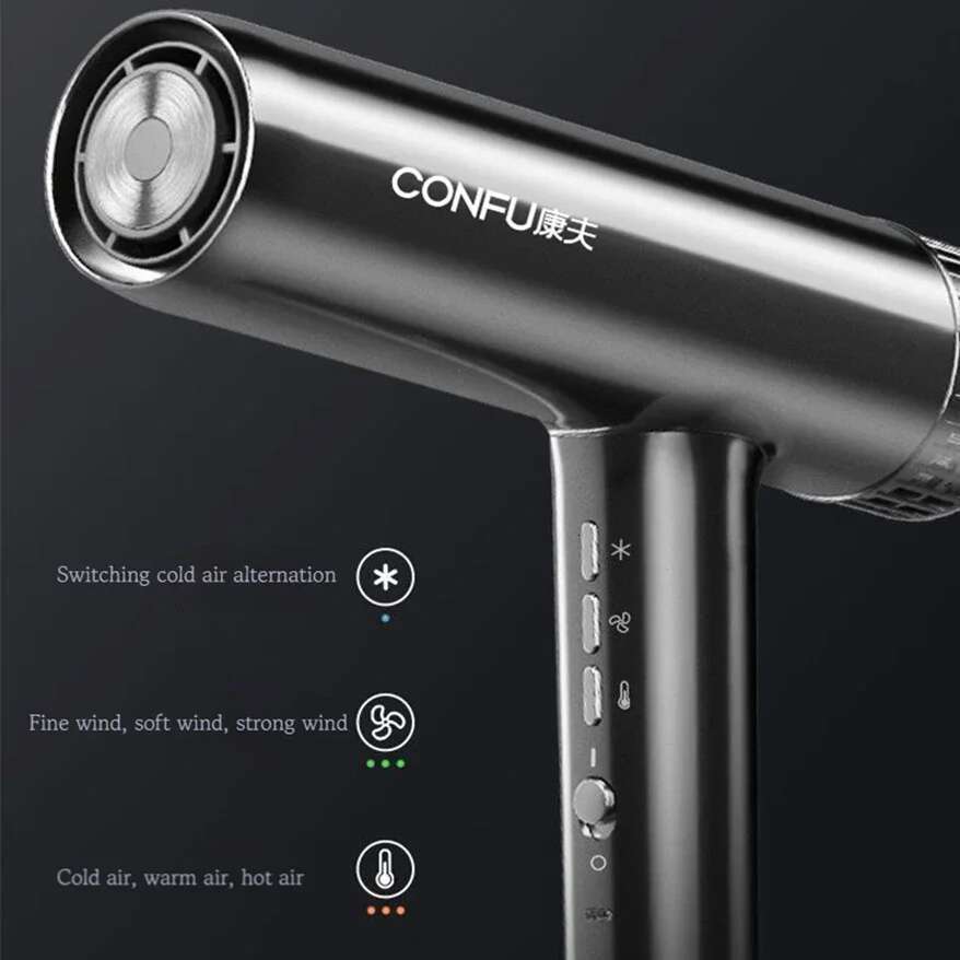 New Professional Dryer 110000RPM High Speed Motor Quick Drying Negative Ions Powerful Wind Low Noise Hair Styling Tools