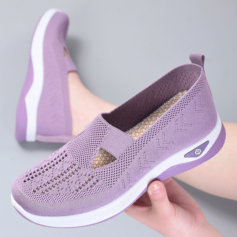 Women S Oversized Soft Soles That Are Not Tiring To Step On Mom S With Breathable Mesh Old Beijing Cloth Shoes Ddmysaturn