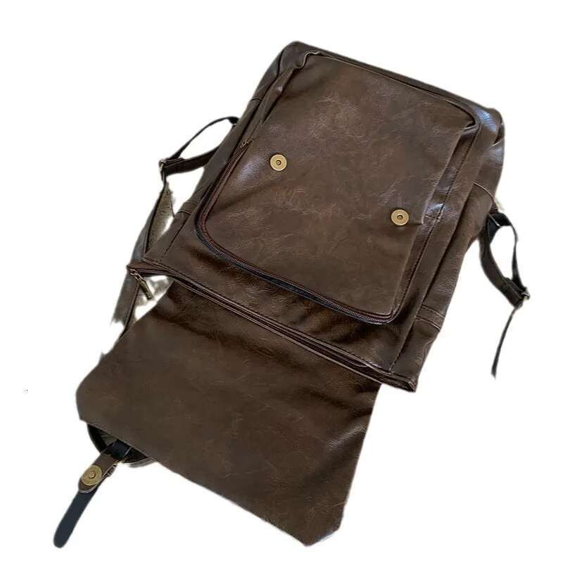 Designer Bag 2025 College Style Retro College Student Class Backpack Mailman Bag Luxury Bag