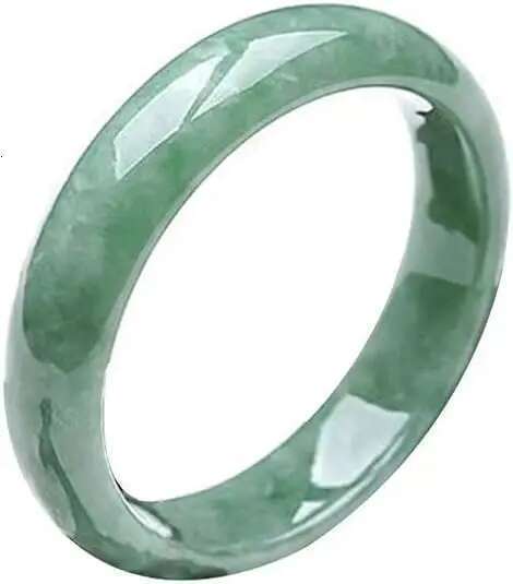 Natural Retro Bangle For Women Green Ice Species Jade Bracelet
