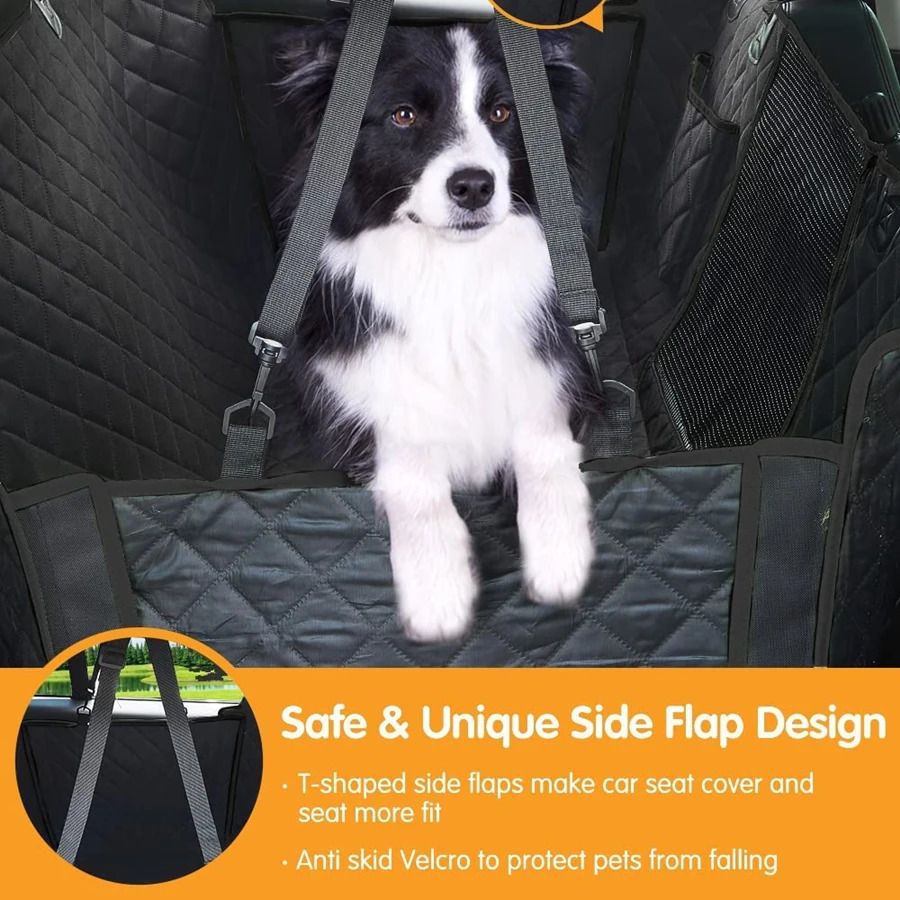 Suitable for Tesla Model 3 Model Y 20-24 dog seat cover waterproof scratch resistant pendant durable fat free pet seat cover with mesh window 250427