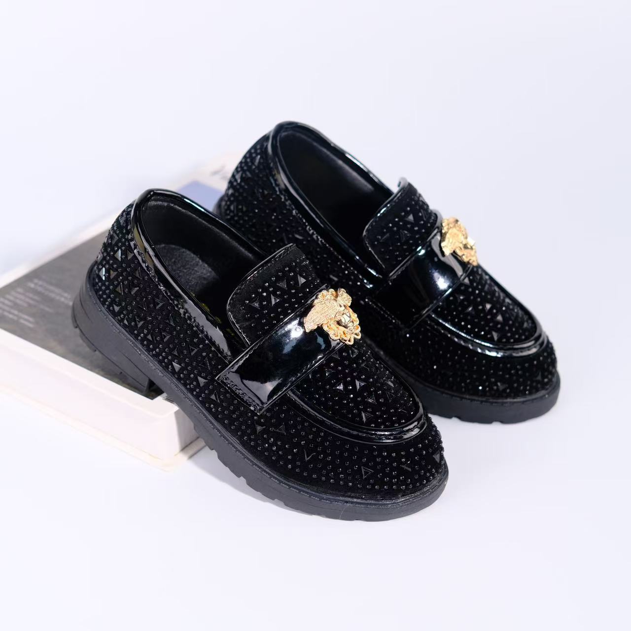Baby Boy Dress Loafers Soft Bottom Non-slip Kids Casual Shoes Kidszworld for Girls Leather Moccasins 2025 New Toddler Flats Sizes 21 - 40 K0854
