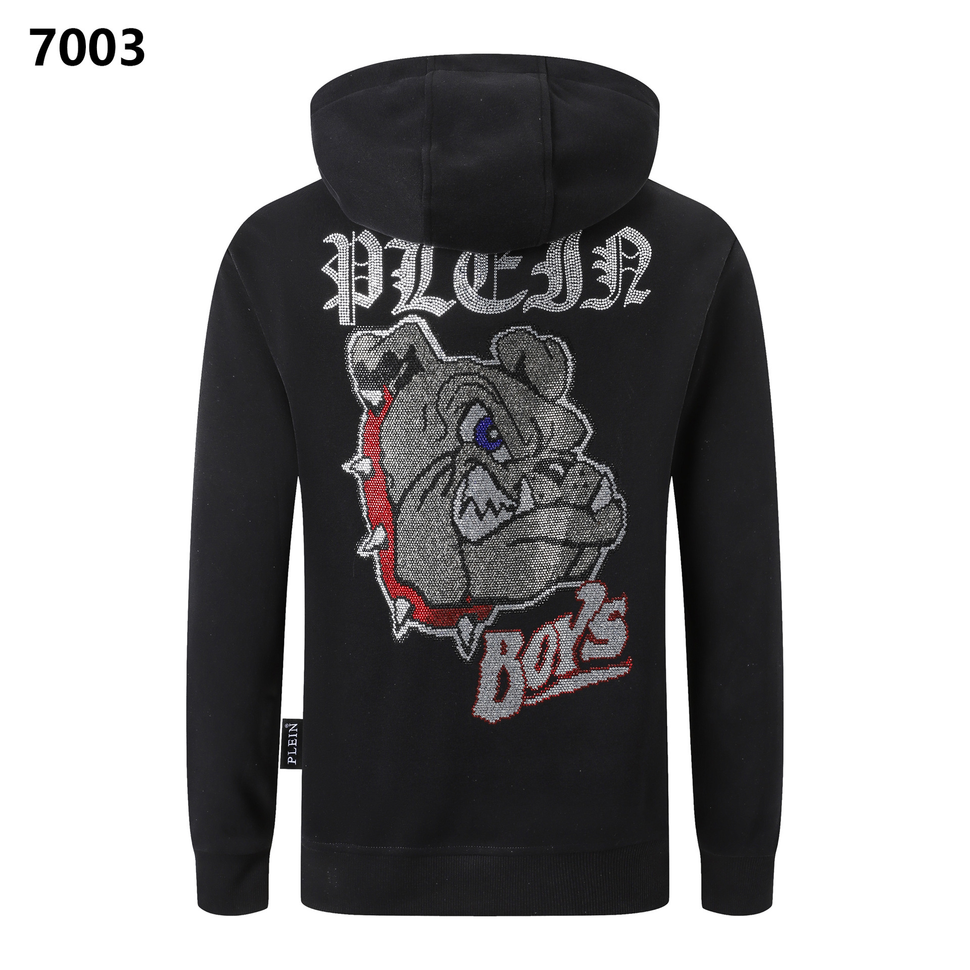 designer men hoodies sweatshirts for women luxury street fashion rhinestone dog head hooded pp jacket trendy philipp pliein pleins pp ZTFS