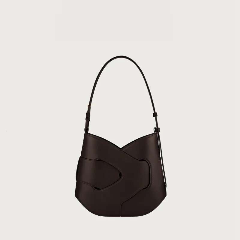 Fashion Premium Feeling Leather Smooth Woven Twisted Armpit Large Capacity Versatile Shoulder Women's Bag