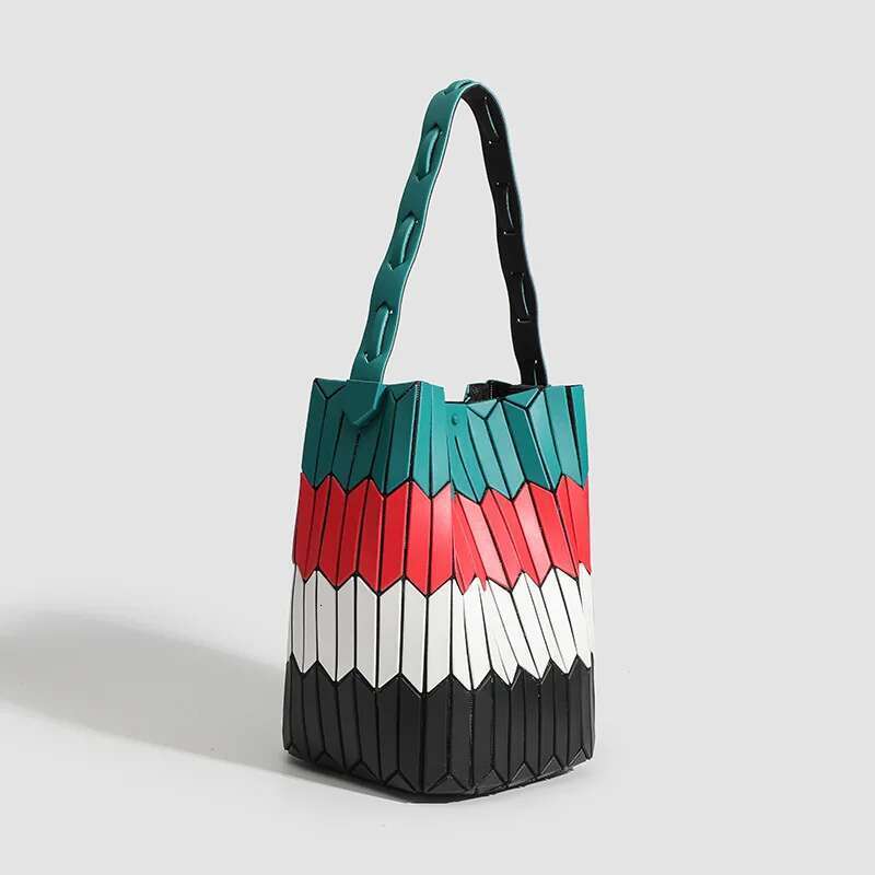 Designer Bag 2025 Matte Vegetable Basket, Water Bucket Bag, Frosted Hand-Held Color Blocked Women's Bag Luxury Bag