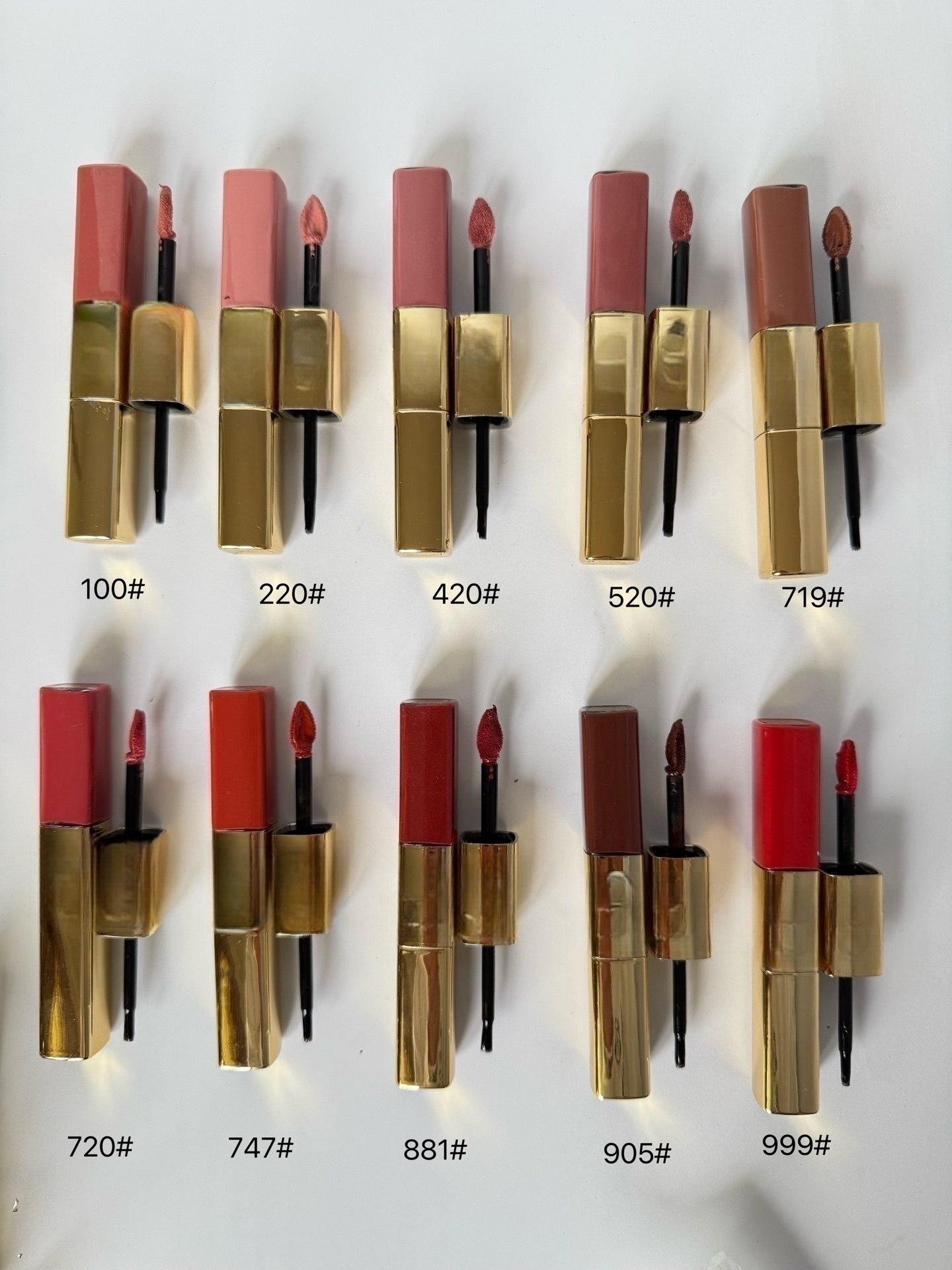 Designer makeup Lip gloss lipstick Brand 11ml Double-headed lip gloss long lasting Dreamy Festival Make up Carnival Top Quality Cosmetic