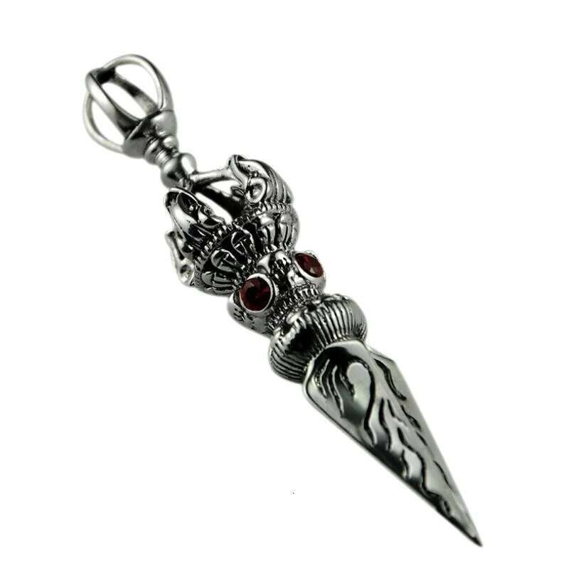 Unibabe S Sterling Retro Crown Pendant Man Woman Thai Sier Buddhism Magical Vra Pendant Unisex Jewerly