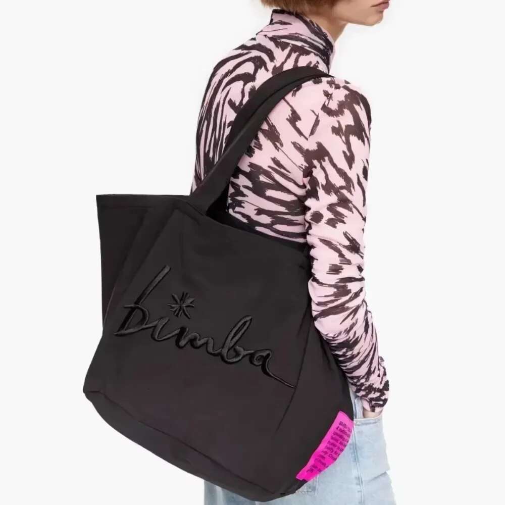Letter Embroidered Handbag Trendy Large Capacity Handbags Lightweight Water-Proof Shopping Tote Casual Going Out Shoulder Bags