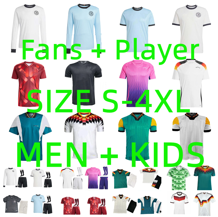 2025 2026 Germany 125-Year Anniversary Soccer Jerseys Player version HUMMELS KROOS WERNER MUSIALA MULLER HAVERTZ WIRTZ PAVLOVIC GUNDOGAN Football Shirts Men Kids