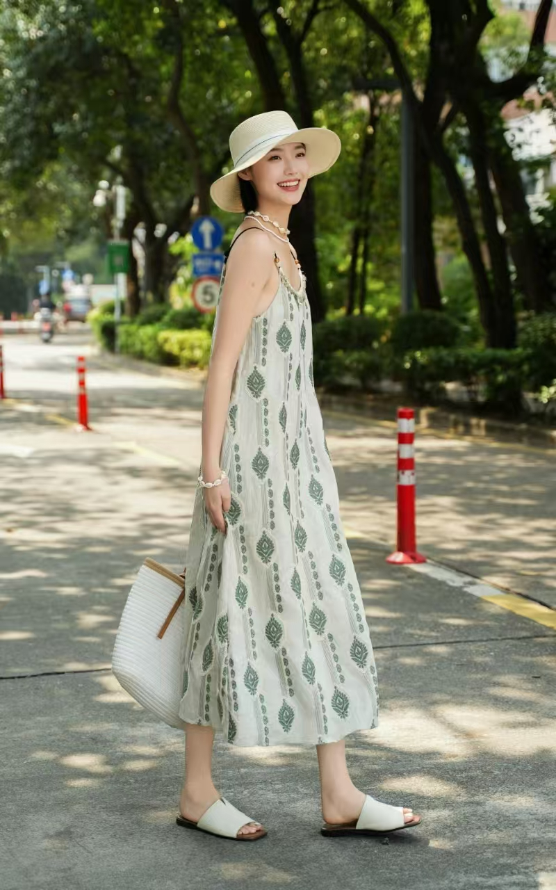 2025 bohemia dress Fashion Week Show Customized Fashion Tailored clothing womens Fashion Paris.M343