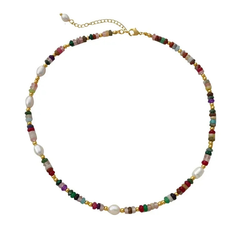 Fashion Jewelry Sweet Set Bracelet Spring/Summer Style Colorful Bead Necklace Suitable for Women Beautiful Gift Direct 250428