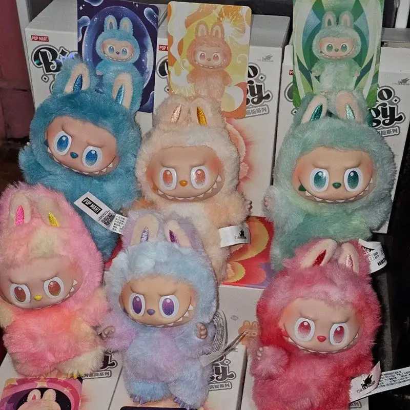 LABUBU Front High Energy Series Vinyl Base Plush Blind Box Macaron Third Generation ID Series Girls Holiday GiftT250430
