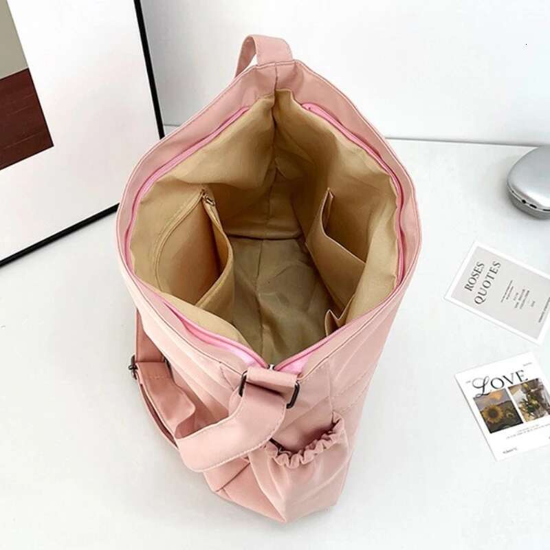 Nylon Hobos Crossbody Casual Zipper Women S Bags Fashion High Capacity Solid Color Single Shoulder Totes Bag Bag