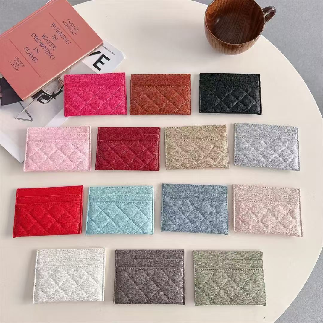 Wallets High Quality Women purse Top Starlight designer Fashion Leather Allmatch ladies single zipper Classic purses leather wallets Womens ID card package