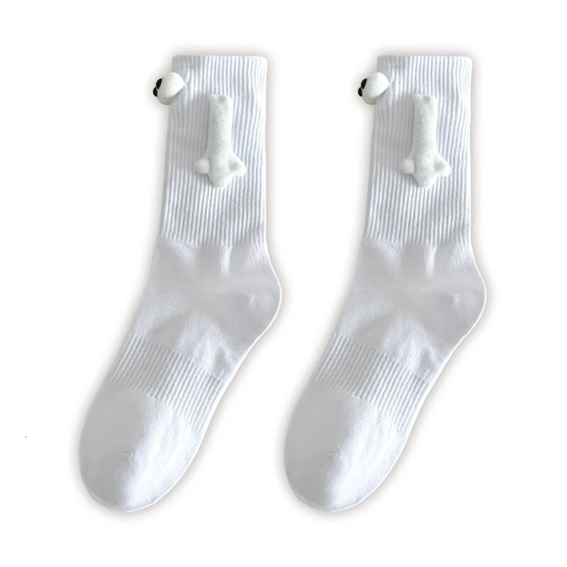 Christmas children's parent-child magnetic suction cute and funny cartoon doll dopamine pile socks, in hand trendy socks