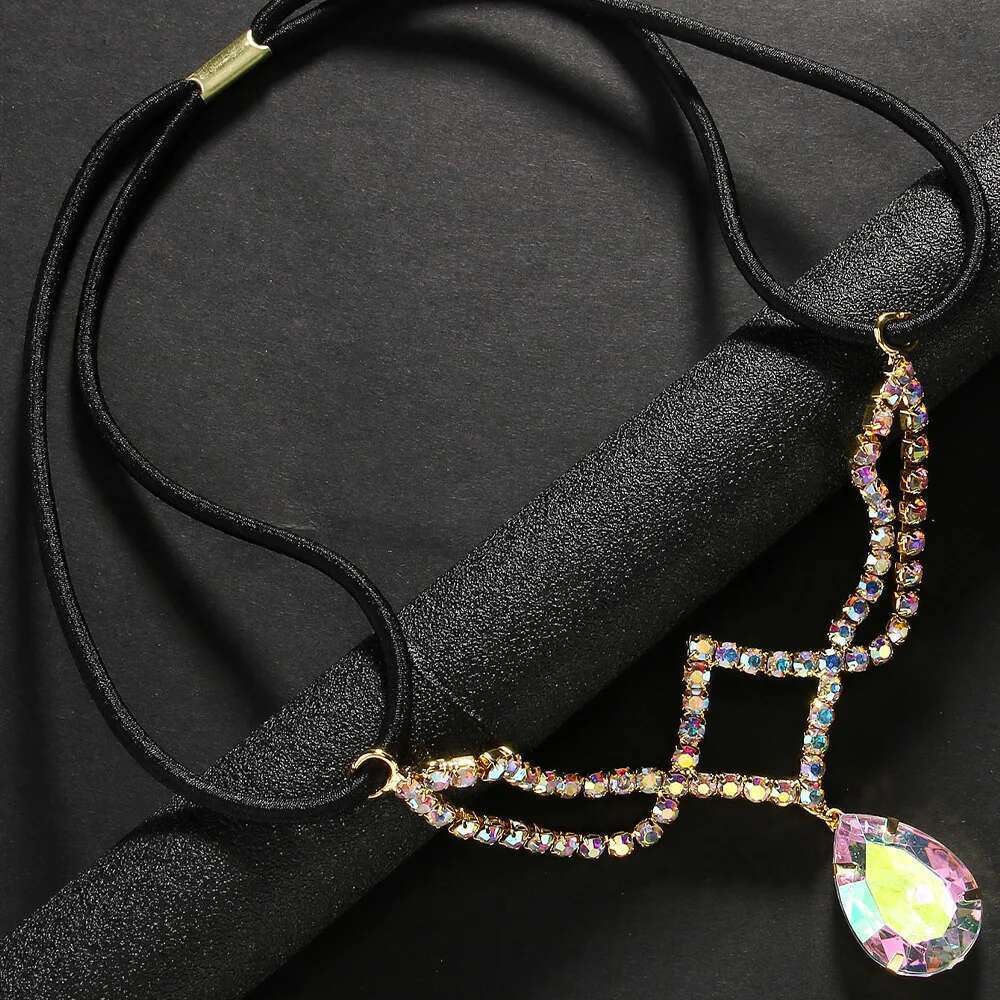 Stonefans AB Pendant Headpiece Wedding Dragqueen Christmas Jewelry Dance Ballroom Costume Headwear Decoration Girl Newe Fashion