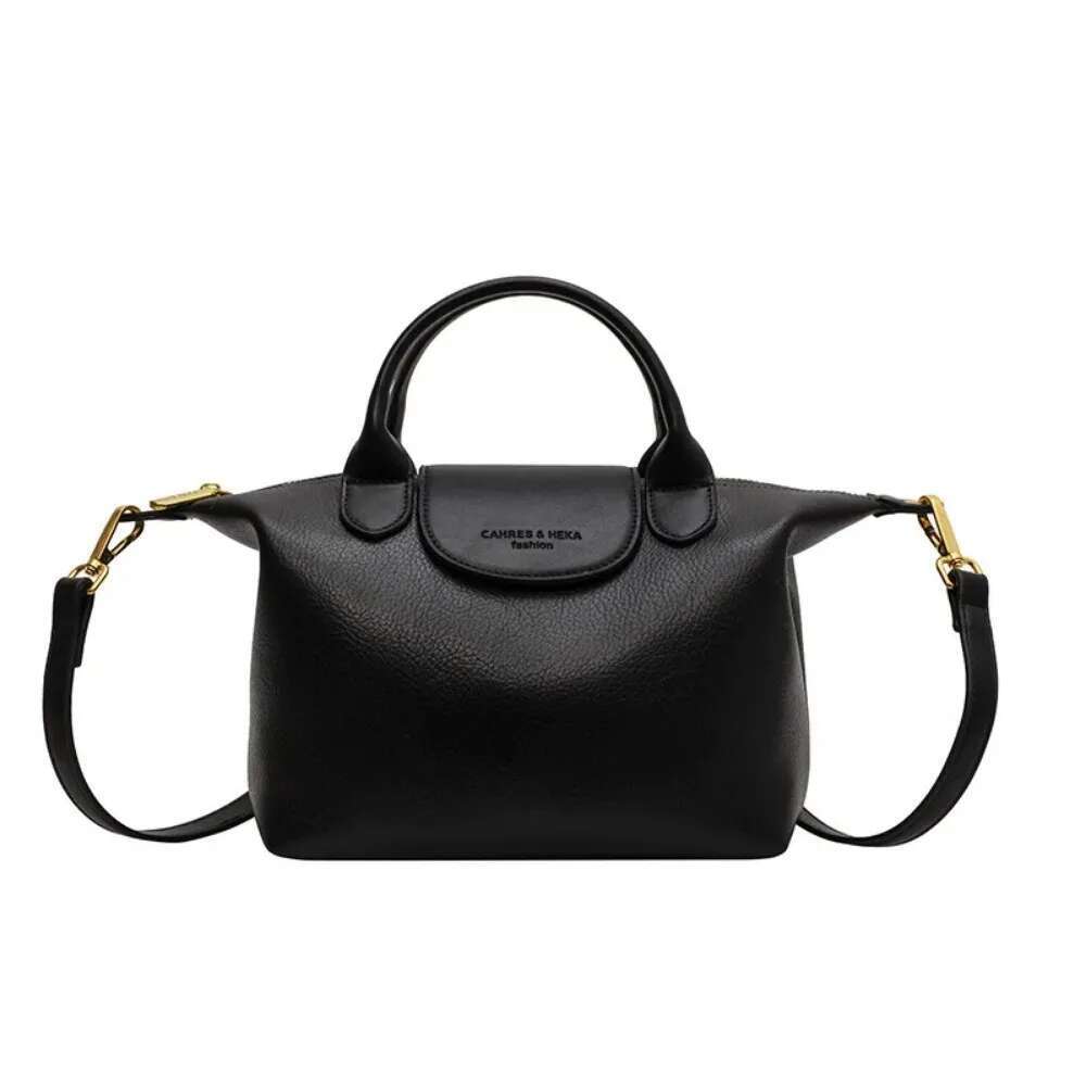 Fashion mommy 2025new arrival leather texture contrast colorsatcheleasiest for match shoulder crossbody bag