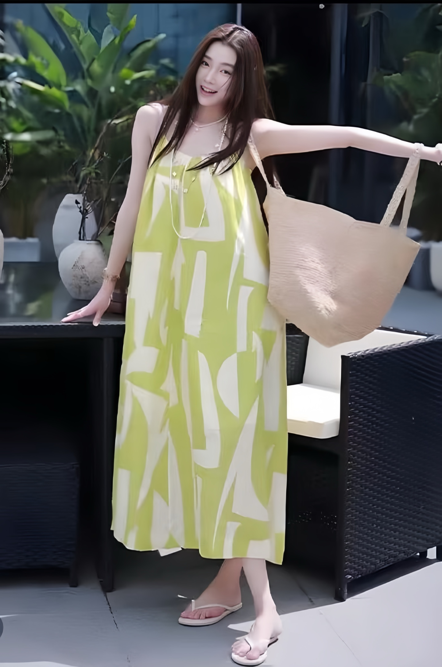 2025 Tencel camisole printed dress Fashion Week Show Customized Fashion Tailored clothing womens Fashion Paris.M330