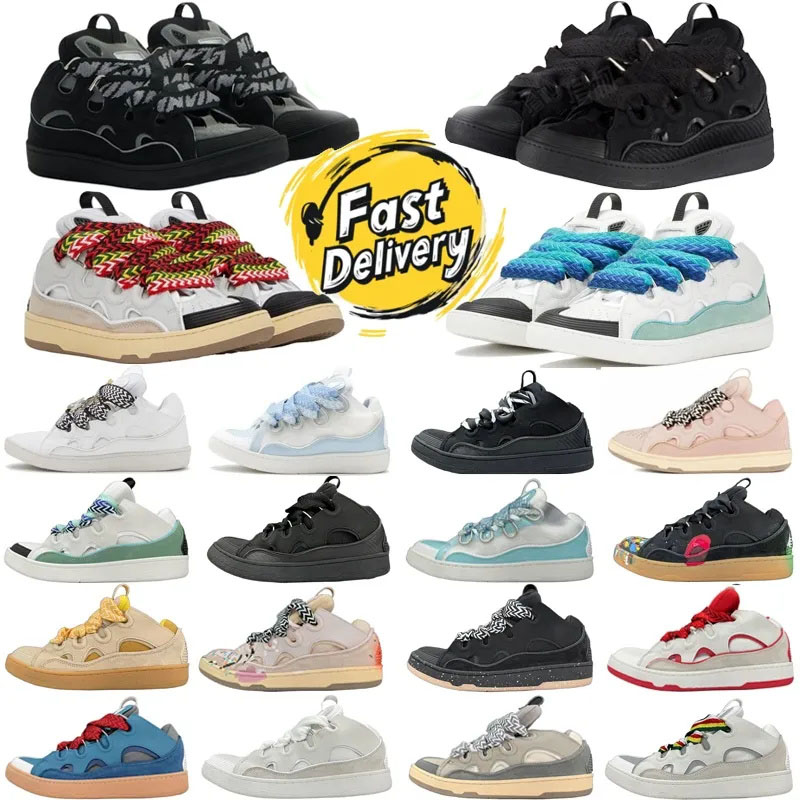 Casual Men Women Sneakers Designer Calfskin Shoes Outdoor Platform Sport Shoes