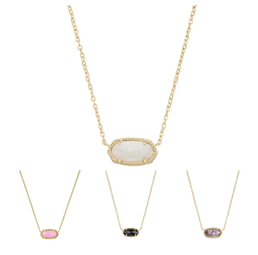 Designer necklace kendrascort luxury necklace woman gold color famous perfect oval pendant necklace for men unique fashionable new style